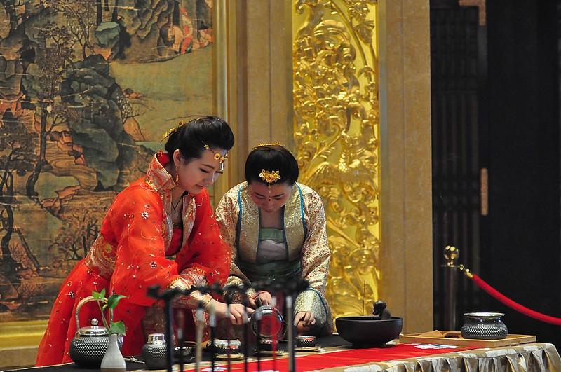 天堂塔内茶艺表演4