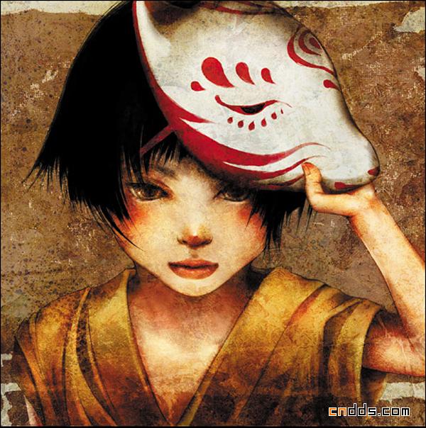 日本遠田志帆唯美插画设计欣赏