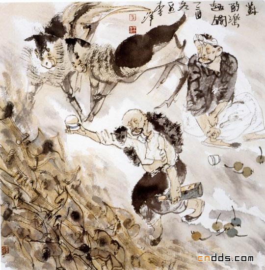 李洋国画作品展