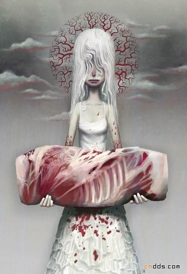 美丽的超现实插画