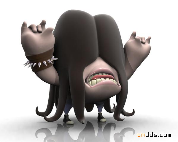 Ojofrito? 很有创意的趣味3D人物设计