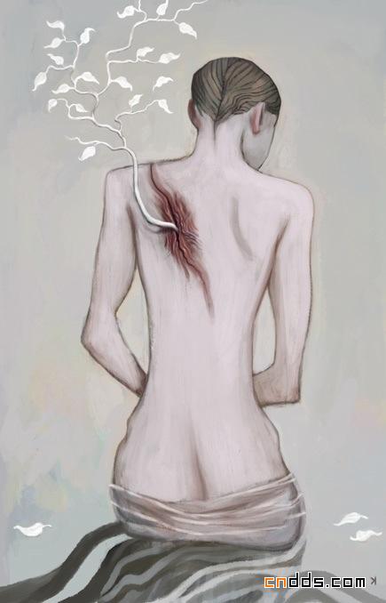 美丽的超现实插画