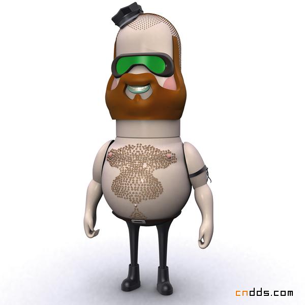 Ojofrito? 很有创意的趣味3D人物设计