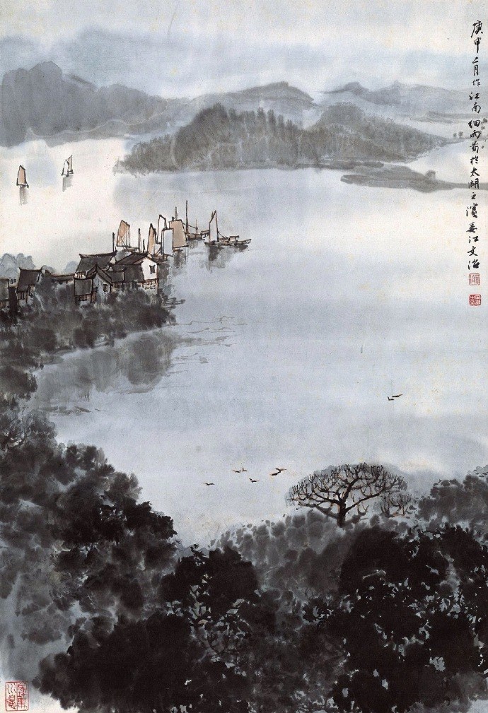 经典中国水墨画作品