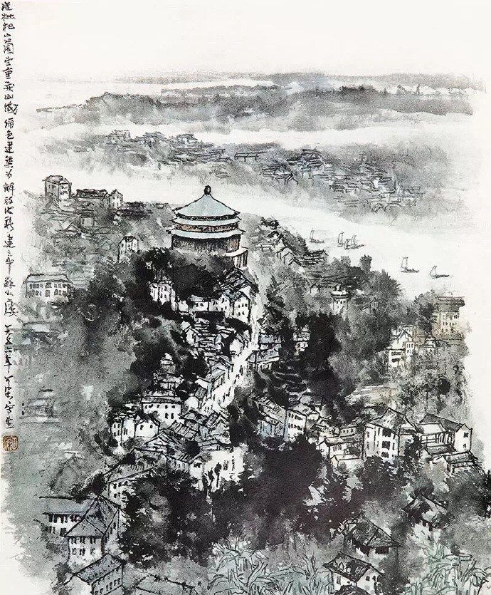 经典中国水墨画作品