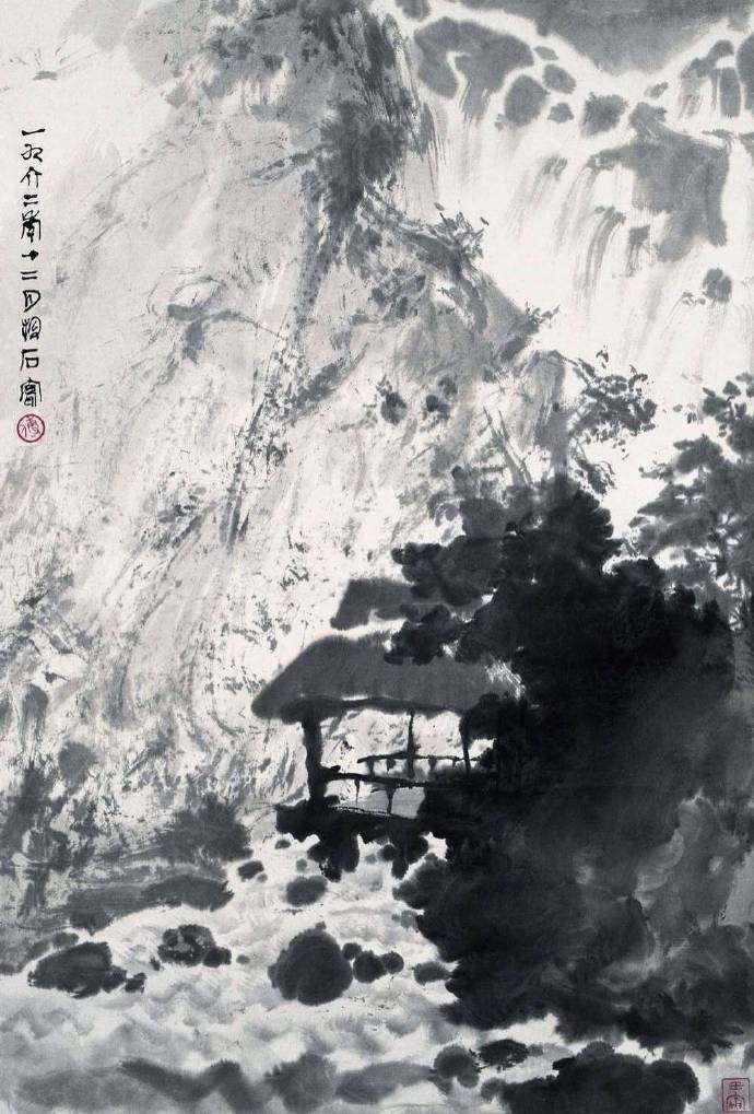 经典中国水墨画作品