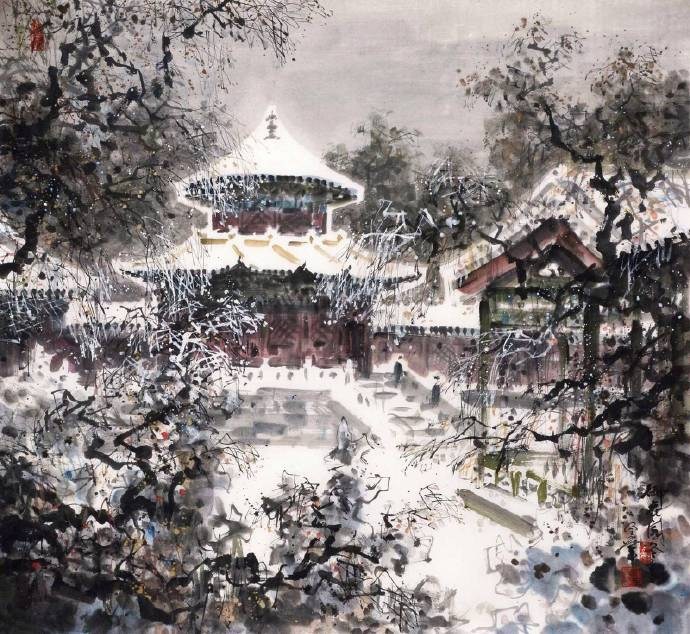 经典中国水墨画作品