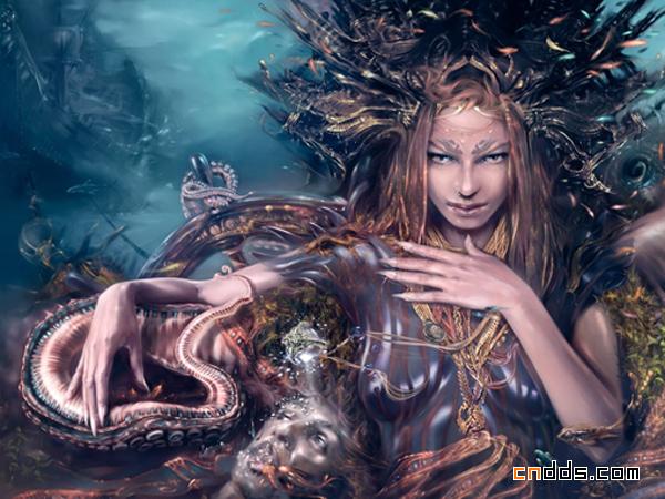 给人强烈的视觉冲击的细腻插画设计