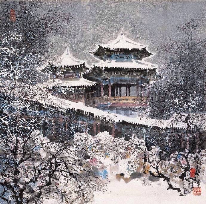 经典中国水墨画作品