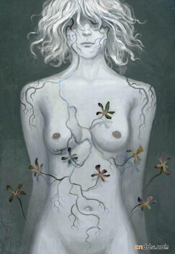 美丽的超现实插画