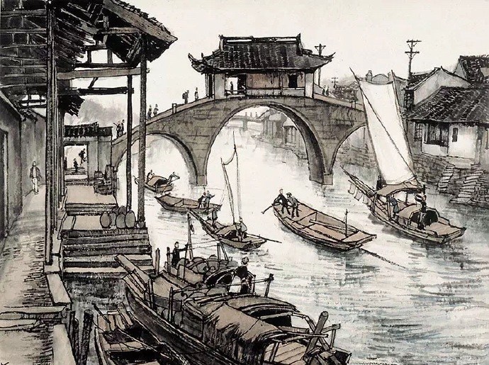 经典中国水墨画作品