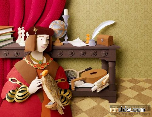 Gail Armstrong折纸插画设计