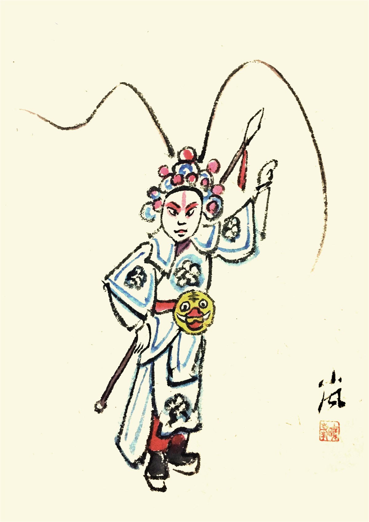 戏曲人物-武生