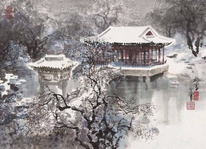 经典中国水墨画作品