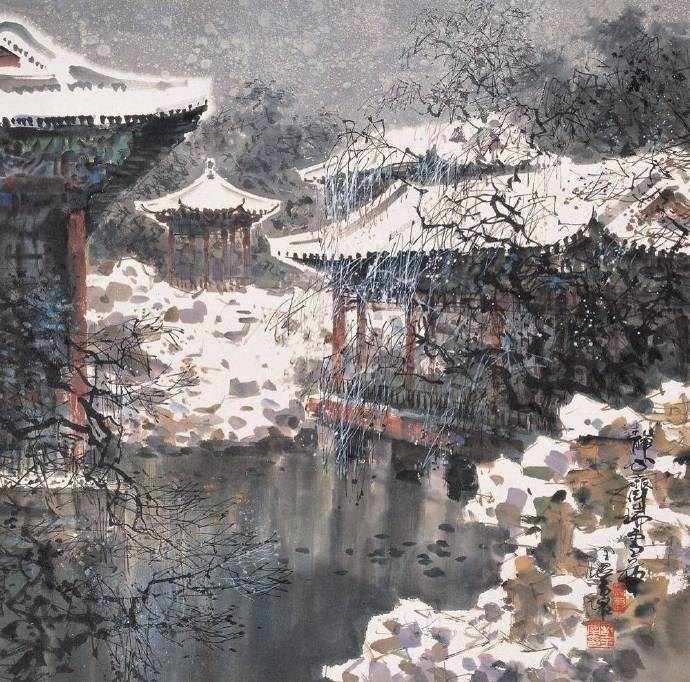 经典中国水墨画作品