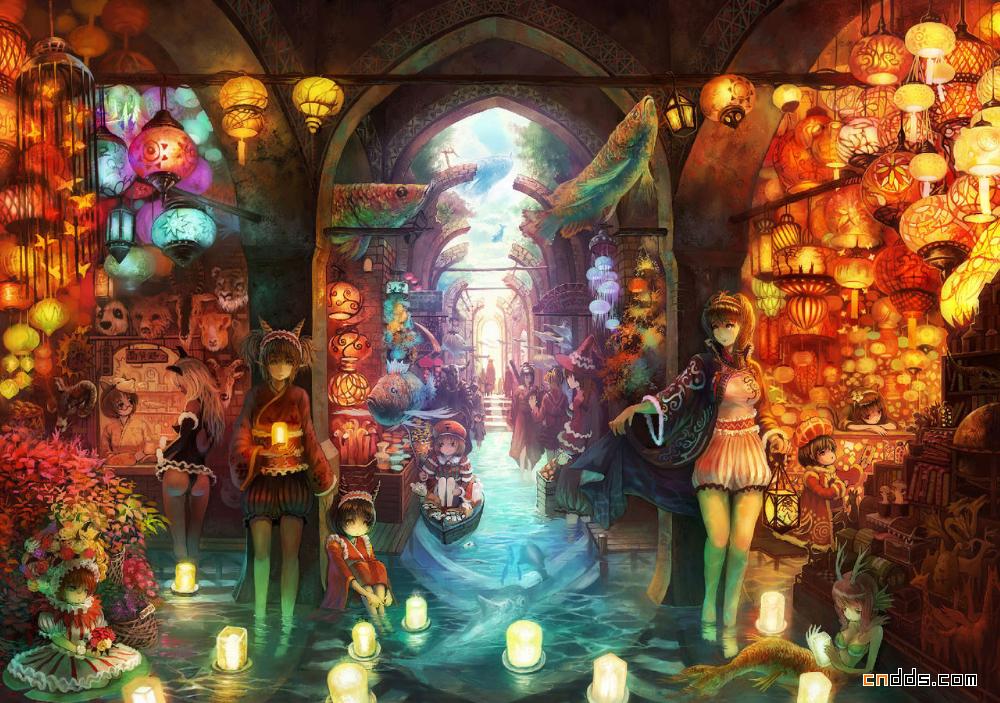 2012龙年新年新气象唯美插画设计欣赏