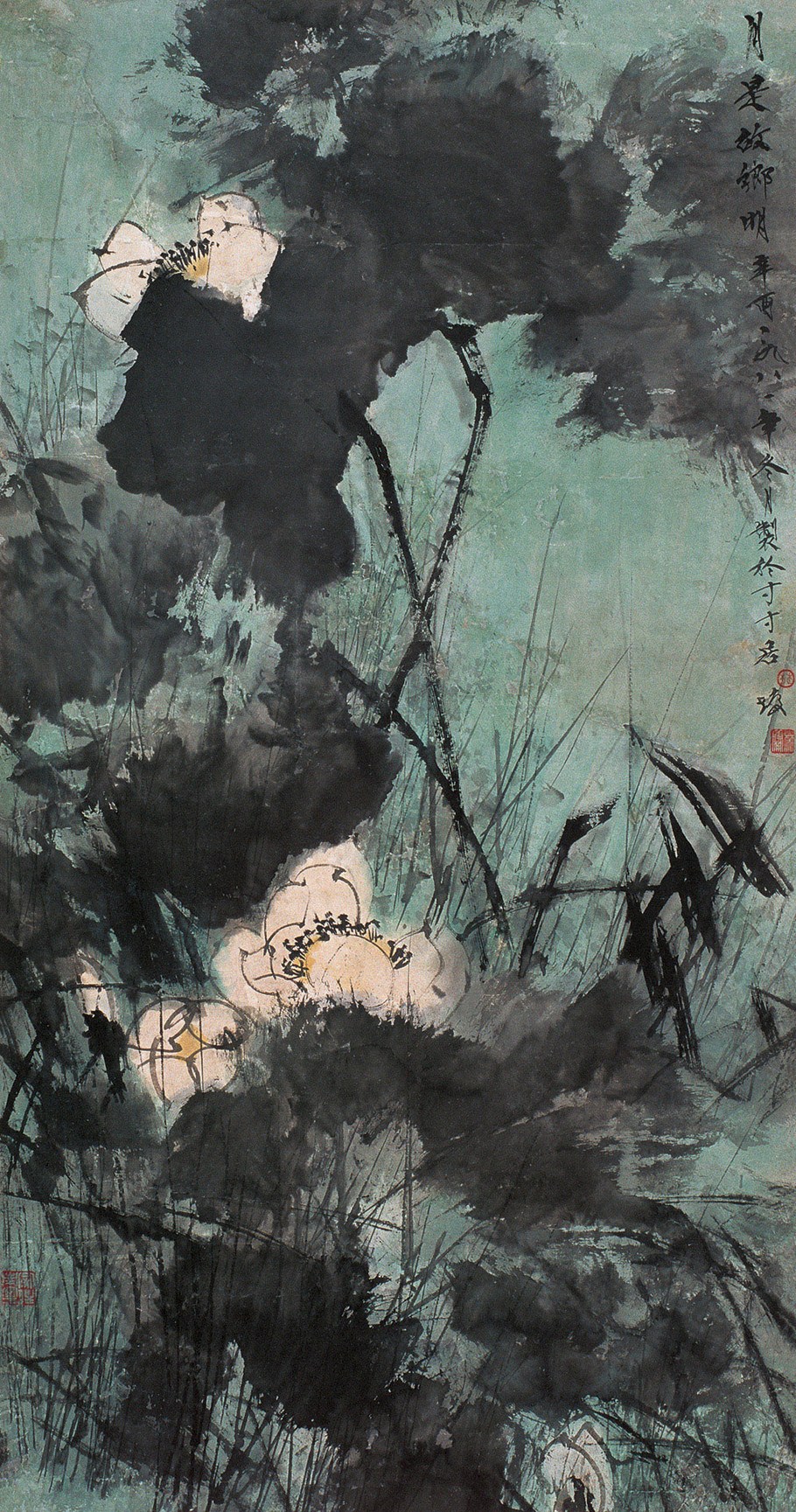 林墉国画花鸟作品