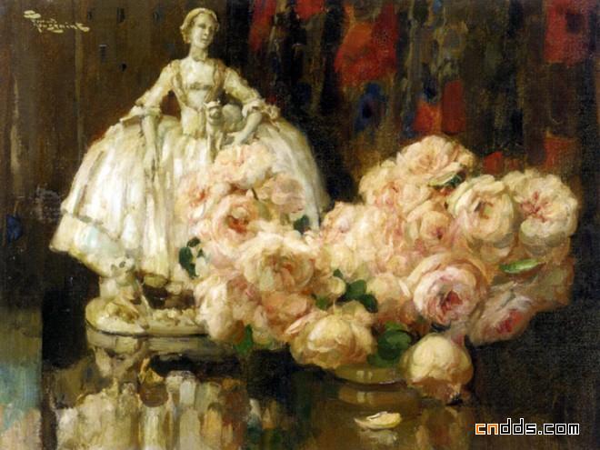 比利时后印象派画家Fernand Toussaint（1873年—1956年