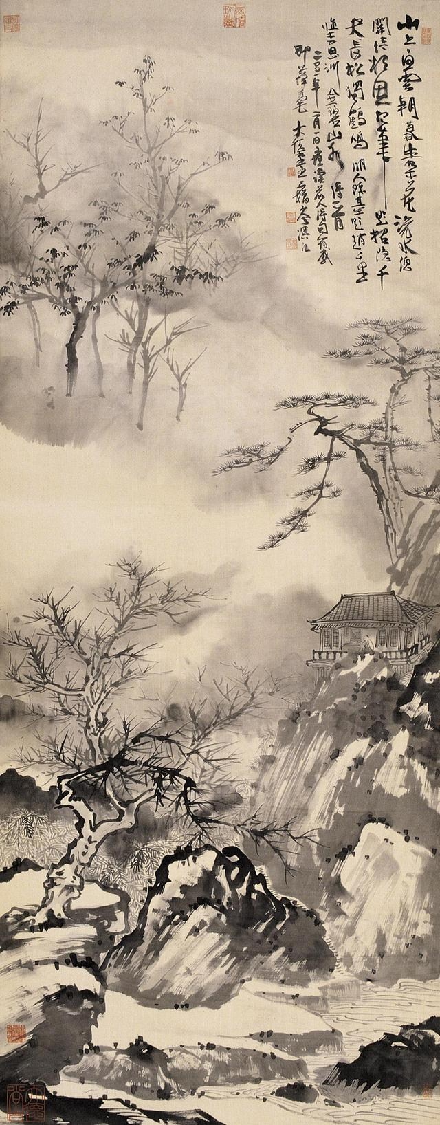 岑其国画作品