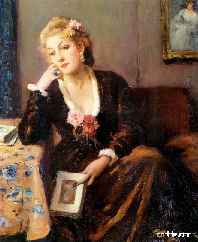 比利时后印象派画家Fernand Toussaint（1873年—1956年