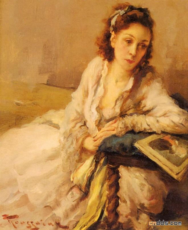 比利时后印象派画家Fernand Toussaint（1873年—1956年