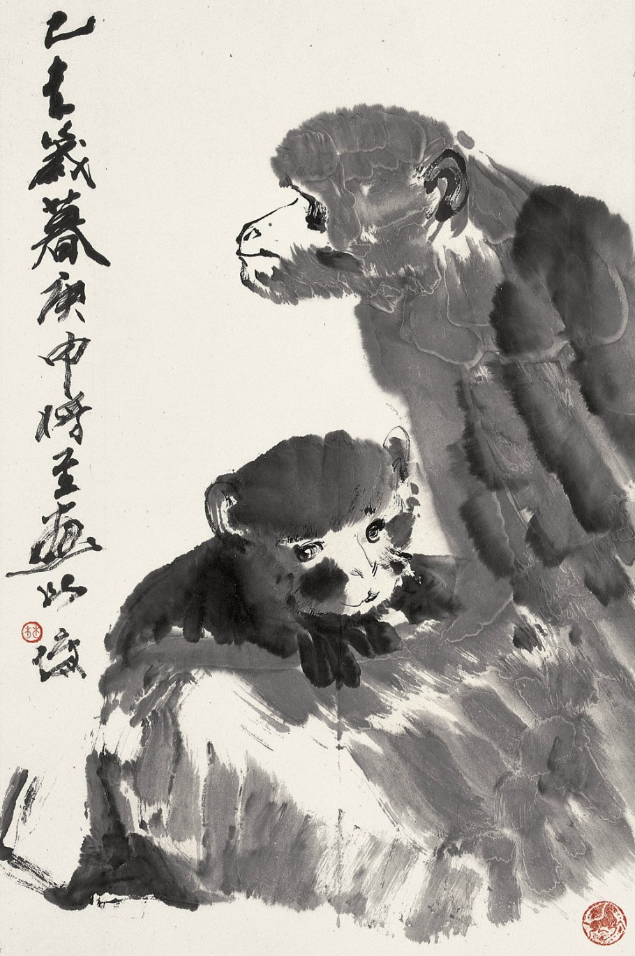 林墉国画花鸟作品