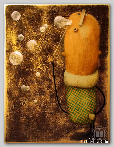 4毫米胶合板绘画作品欣赏