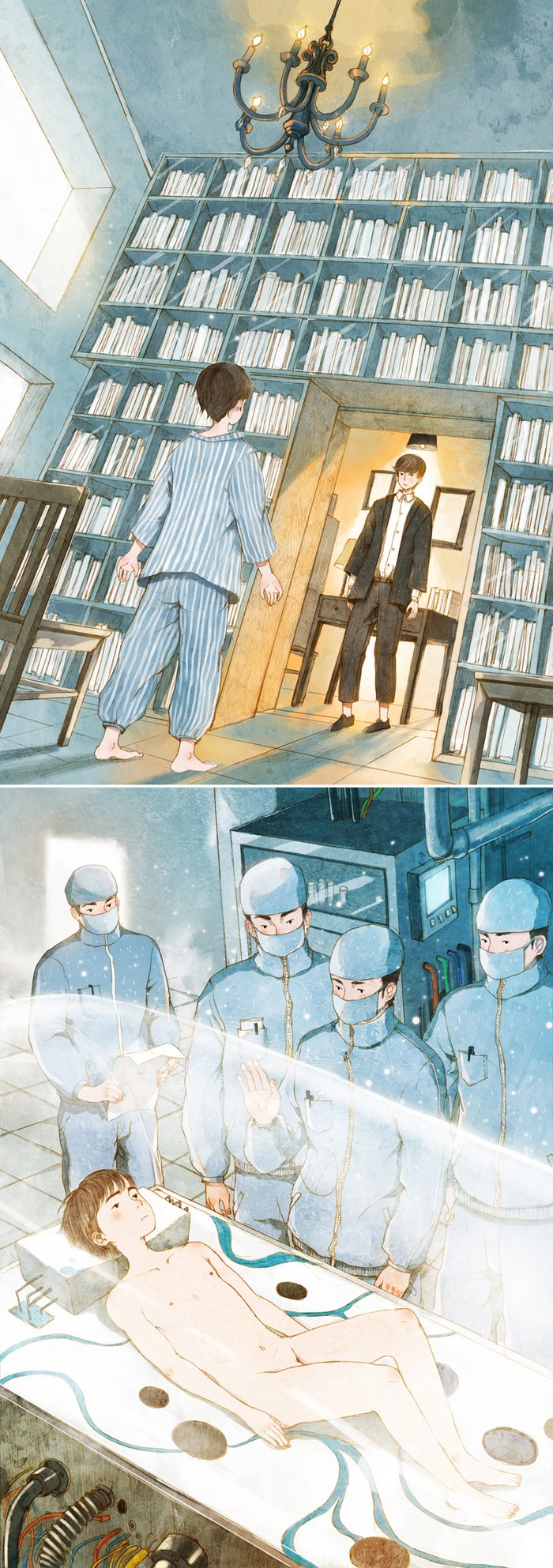 温馨的插画作品欣赏