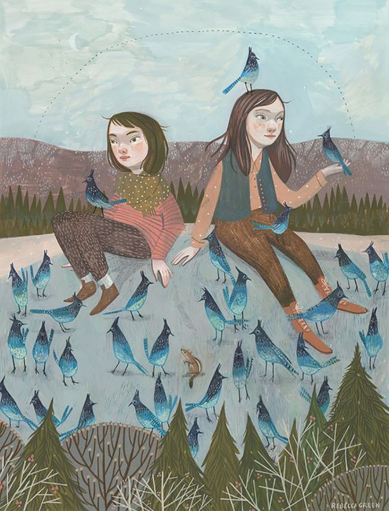 Rebecca Green 细腻的插画作品欣赏