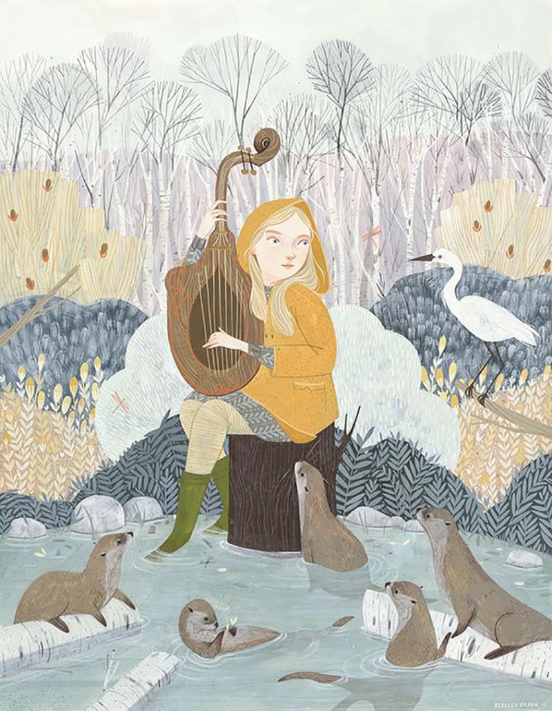 Rebecca Green 细腻的插画作品欣赏