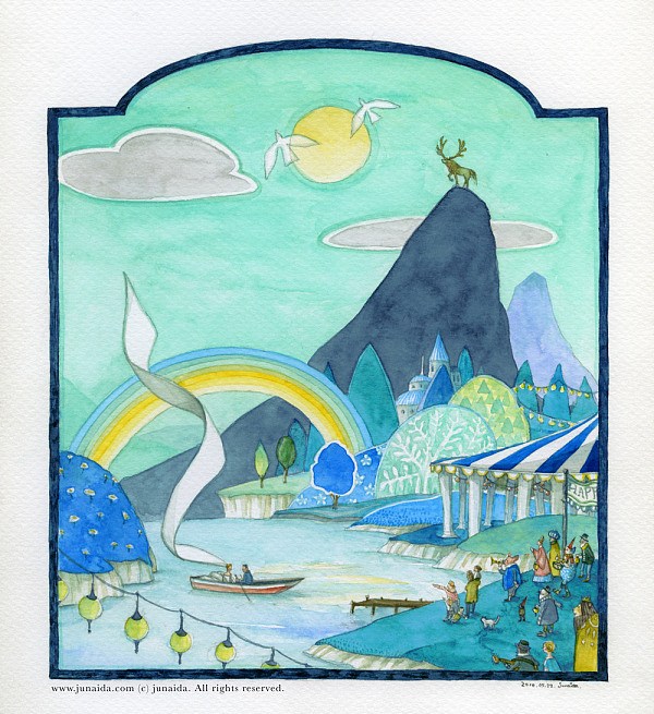 清新又饱有内涵的插画作品