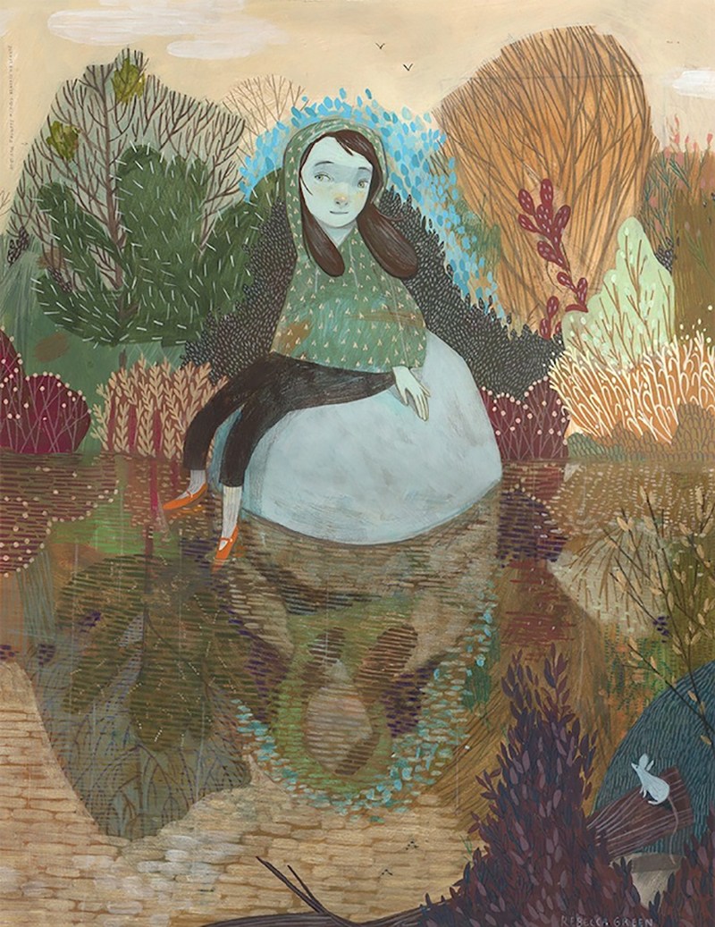 Rebecca Green 细腻的插画作品欣赏