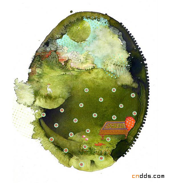 Julie Evans绘画作品