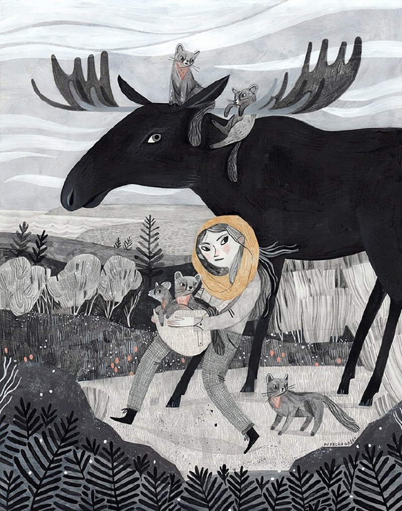 Rebecca Green 细腻的插画作品欣赏