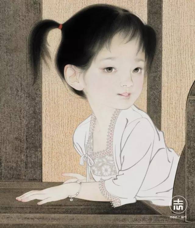 极致柔美的人像画