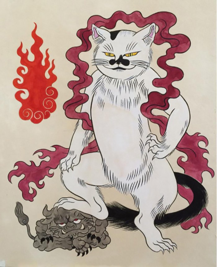 诡异的《百猫夜行图》