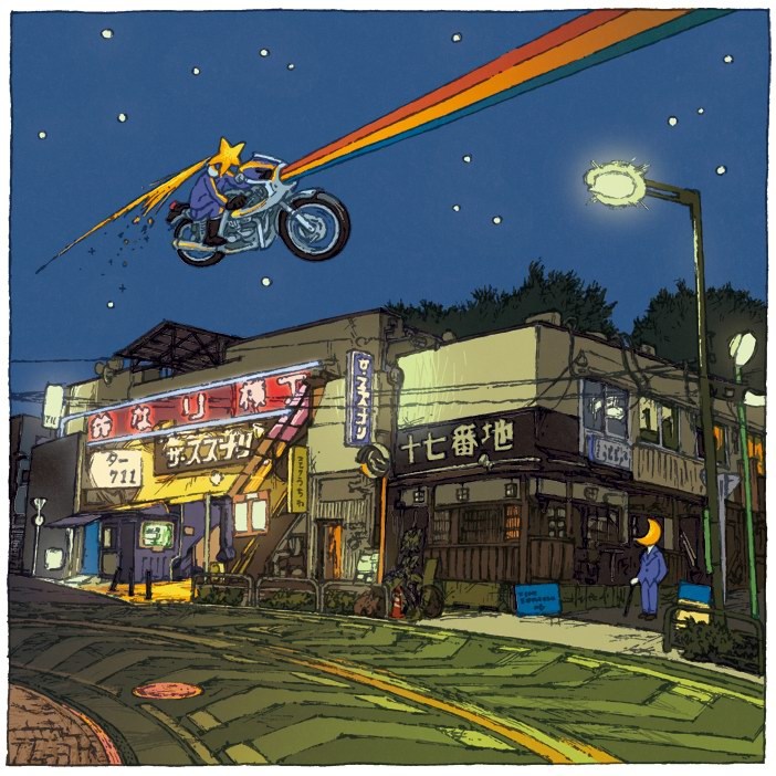 “100 views of Tokyo”系列插画作品