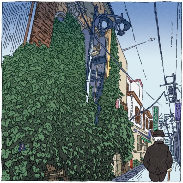 “100 views of Tokyo”系列插画作品