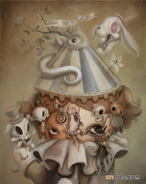 惊艳视觉的怪异插画设计欣赏