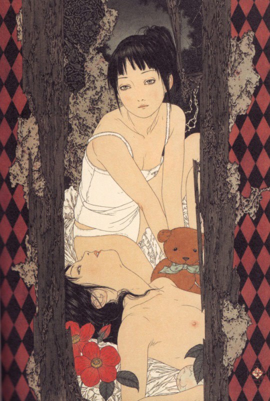 日本绘画作品“男孩的爱”