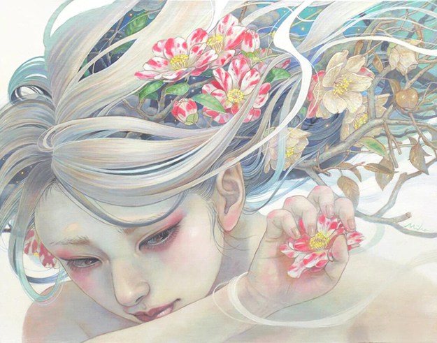 柔美浪漫的超现实主义的插画作品——平野实穗