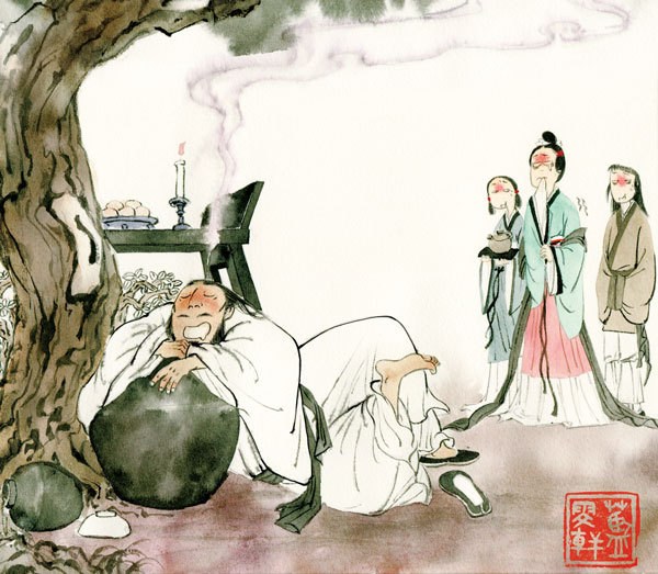 古风唯美玄幻武侠人物插画