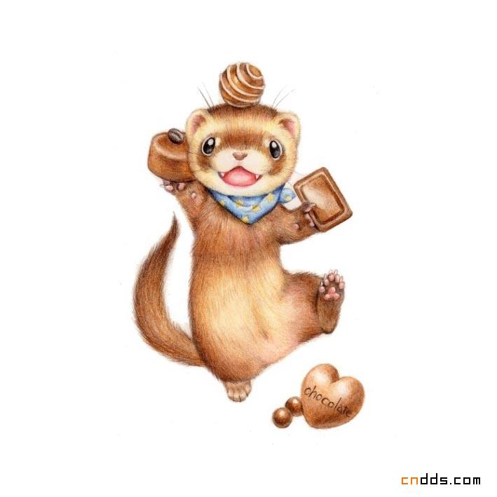 又拿你们无辜的眼神勾引我可爱插画设计