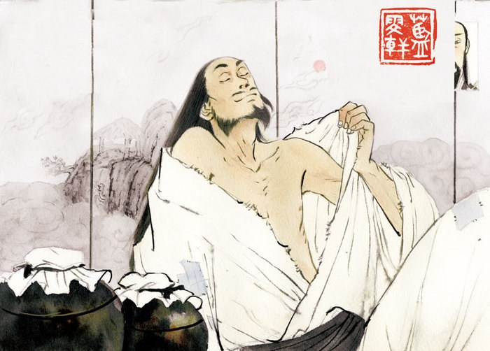 古风唯美玄幻武侠人物插画