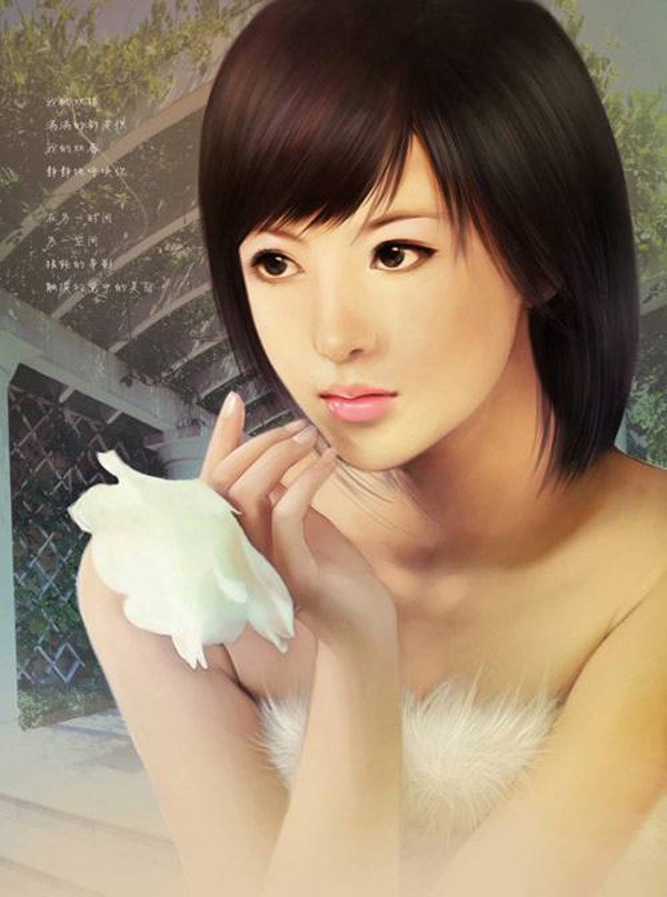 亦真亦假的写真人物插画精选
