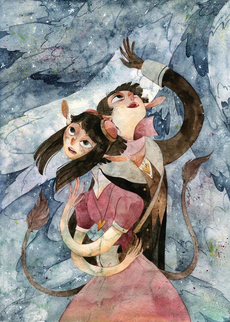 捷克插画师 Suwi 随心水彩插画作品
