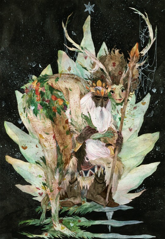 捷克插画师 Suwi 随心水彩插画作品