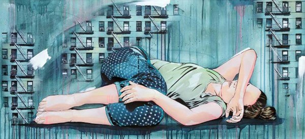 轻松颓废的绘画作品欣赏