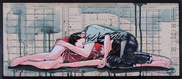 轻松颓废的绘画作品欣赏