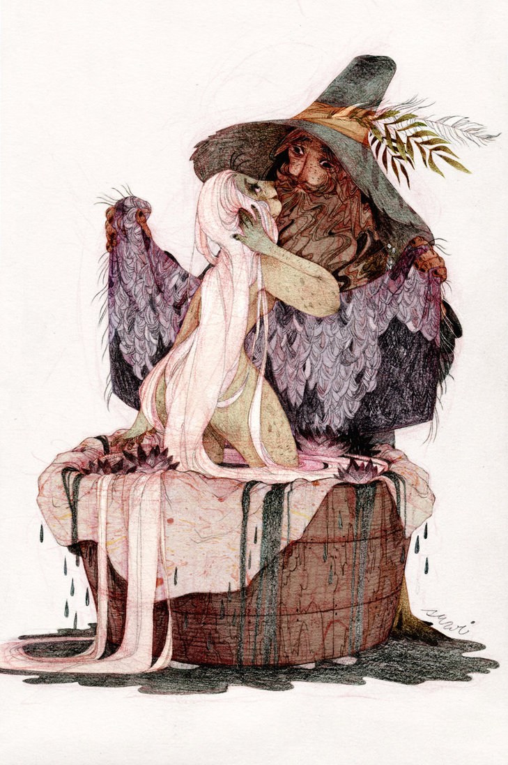 捷克插画师 Suwi 随心水彩插画作品